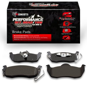 Nissan Titan Brake Pads - Performance - Rear - R1 Concepts - Off-Road/Tow - `04-`15